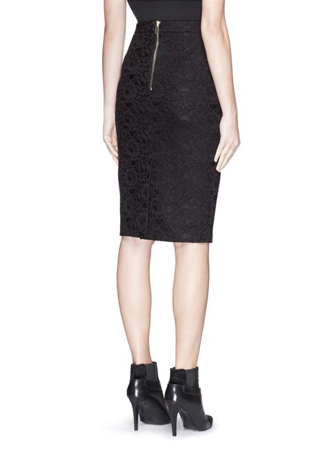 givenchy bonded lace pencil skirt|Givenchy pink skirt.